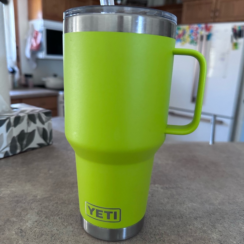 YETI Lime Green Tumbler